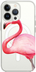 Husa BestCase Compatibila Cu Apple iPhone 13 Pro Flamingo MagSafe compatibil Anti Shock MAS 55 