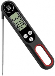 Termometru alimentar cu tija mobila interval masurare -50 +300 grade Celsius Negru 