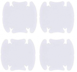 Autocolant pentru Protectie Zgarieturi Manere Usa - Set 4 bucati Transparent Regal Trade 