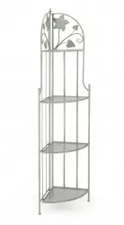 Raft 4 polite otel verde patinat Harriet 48x35x165.5 cm 
