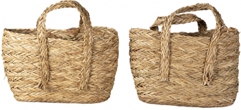Set 2 cosuri depozitare paie 36x11x34 cm 33x8x31 cm 
