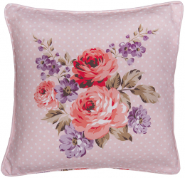 Set 2 fete perne bumbac multicolor Flowers 40x40 cm 