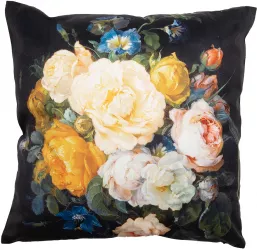 Set 2 fete perne poliester Flori 45x45 cm 