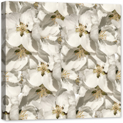 Tablou luminos in intuneric GlowforHome Colaj Flori de mar 60 cm x 60 cm 
