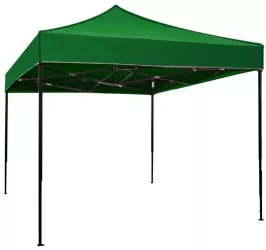 Cort pliabil pentru Evenimente cadru metalic pentru curte si gradina 2x2 m Verde Flippy