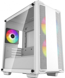 Carcasa Deepcool CC360 Alba Iluminare aRGB Middle Tower Fara sursa Tempered Glass R-CC360-WHAPM3-G-1 