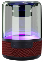 Boxa Portabila TWS Kakusiga KSC-608 Colorful Light Bluetooth 5.0 Rosu 