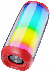 Boxa Portabila TWS Kakusiga KSC-611 360 Colorful Light Bluetooth 5.0 Rosu 