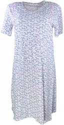 Camasa de noapte pentru alaptat Nicoletta NCTA-17-L Multicolor 