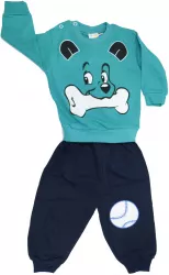 Compleu 2 piese pentru baieti Mini Junior BLK-10-80 Multicolor 