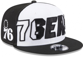 Sapca New Era 9fifty philadelphia 76ers NBA back half negru 
