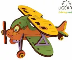 Avion Puzzle de Colorat pentru Copii 
