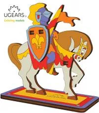 Cavaler Puzzle de Colorat pentru Copii 