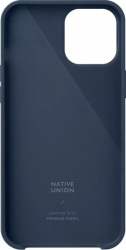 Husa telefon Native Union Clic Canvas compatibila iPhone 12 Pro Max indigo