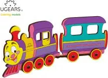 Locomotiva Puzzle de Colorat pentru Copii 