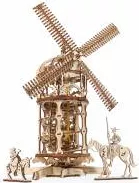 Moara de vant Puzzle Mecanic 3D Ugears 