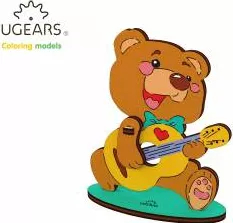 Ursulet Puzzle de Colorat pentru Copii