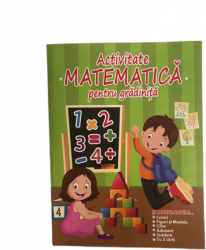 Carte ilustrata pentru exercitii de matematica pentru gradinita - descopera matematica intr-un mod distractiv 