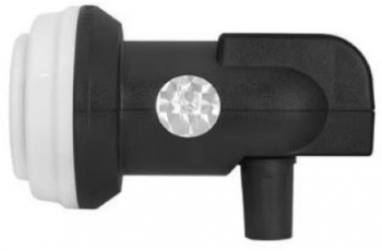 Convertor Evolium reciver de semnal prin satelit pentru canale TV HD SAT Single LTC receptionarea canalelor TV HD prin satelit Negru 