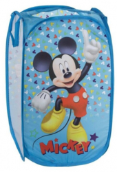 Cosul pliabil Evolium pentru depozitare a jucariilor cu personaj Mickey Mouse 57 x 36 x 36 cm Blue 