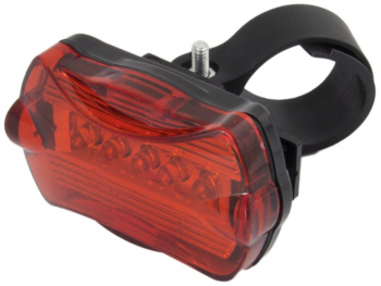 Iluminat spate bicicleta Evia cu 5 LED-uri 7 moduri de iluminare 