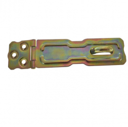 Inchizatoare aplicata cu ochi de blocare ideala pentru inchiderea cu lacat masurnd 112x31mm confectionata din metal zincat 