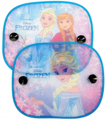 Set 2 parasolare auto Frozen cu fixare ventuze 44x36 cm Multicolor 