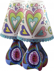 Veioze personalizabile creative pentru copii set de 2 bucati cu iluminat multicolor de 3W