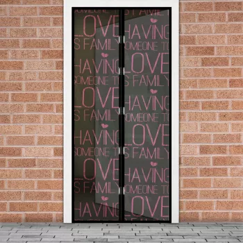 Perdea anti-tantari pt. usi cu inchidere magnetica 100 x 210 cm - Love 