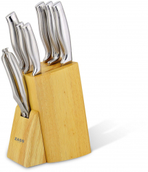 Set cutite + Ustensile de bucatarie Zass Gourmet ZG-KS 06 Argintiu