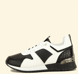 Sneakers alb cu negru Crista M2 