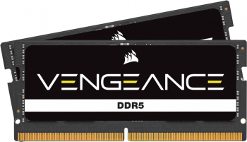 Kit Memorie Dual Channel Corsair VENGEANCE SODIMM 64GB (2x32GB) DDR5 4800 MHz C40 1.1V CMSX64GX5M2A480C40 