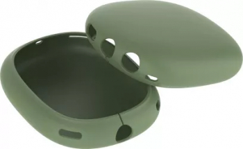 Husa protectie cupe din silicon mat pentru casti Apple AirPods Max - Verde 
