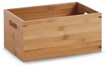 Cutie depozitare Zeller bambus 30x20x14 cm maro 