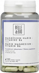 Magneziu marin - Vitamina B6 120 capsule Belle Bio 