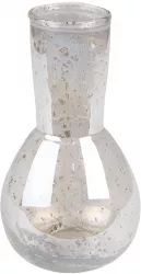 Set 2 vaze sticla transparenta 7x14 cm 