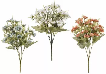 Set 3 buchete flori artificiale Margarete 33 cm 