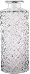 Set 4 vaze flori sticla transparenta 5x13 cm 