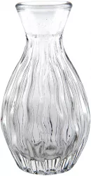 Set 4 vaze flori sticla transparenta 6x11 cm 
