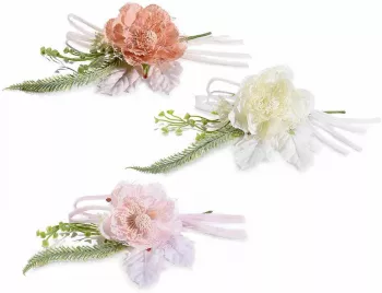 Set 6 flori Peonia artificiala 22 cm 