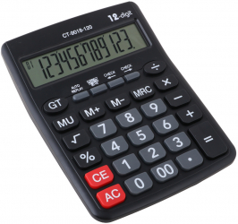 Calculator de Birou MRG MCT9018 12 digits Auto Replay LCD Negru