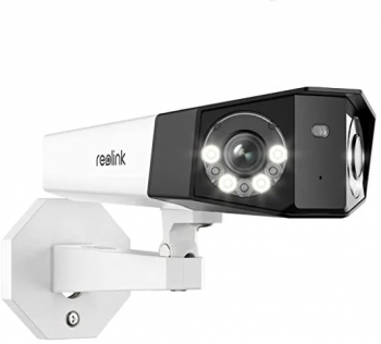 Camera de supraveghere PoE Reolink DUO 2 lentile duble rezolutie 8MP detectare Persoana/Vehicul vedere nocturna color unghi vizualizare 180 