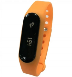 Bratara fitness iUni Z6i LCD 0.69 inch Bluetooth Activity and Sleep Portocaliu 