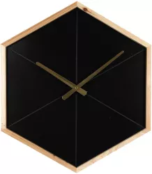 Ceas perete maro negru 43x5x50 cm 