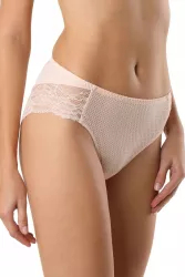 Chilot dama cu dantela si tesatura jacquard Conte Elegant Etude RP3070 - Almond 98 M 