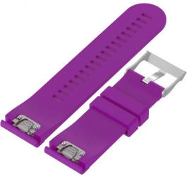 Curea ceas Smartwatch Garmin Fenix 7 / 6 / 5 Plus / 5 22 mm Silicon iUni Purple 