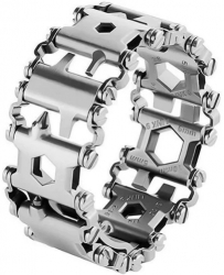 Curea iUni compatibila cu Apple Watch 1/2/3/4/5/6 44mm Multifunctionala 29 in 1 Otel Inoxidabil Silver 