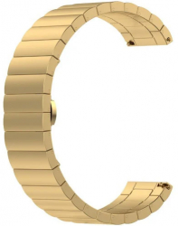 Curea metalica Smartwatch Samsung Galaxy Watch 46mm Samsung Watch Gear S3 iUni 22 mm Otel Inoxidabil Gold Link Bracelet 