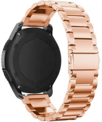 Curea metalica Smartwatch Samsung Galaxy Watch 46mm Samsung Watch Gear S3 iUni 22 mm Otel Inoxidabil Rose Gold 