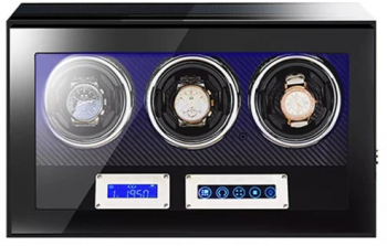 Cutie intors ceasuri automatice iUni Luxury Watch Winder 3 Carbon 